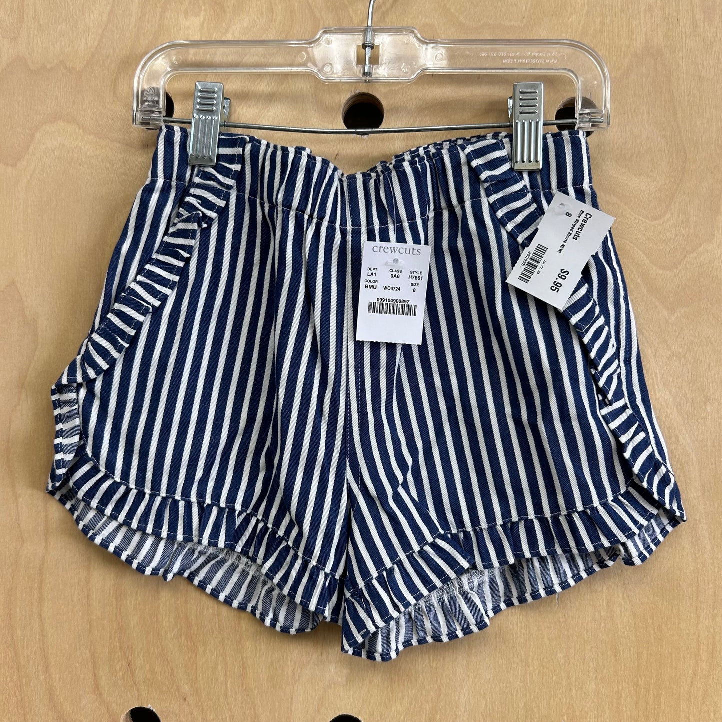 Blue Striped Shorts NEW!