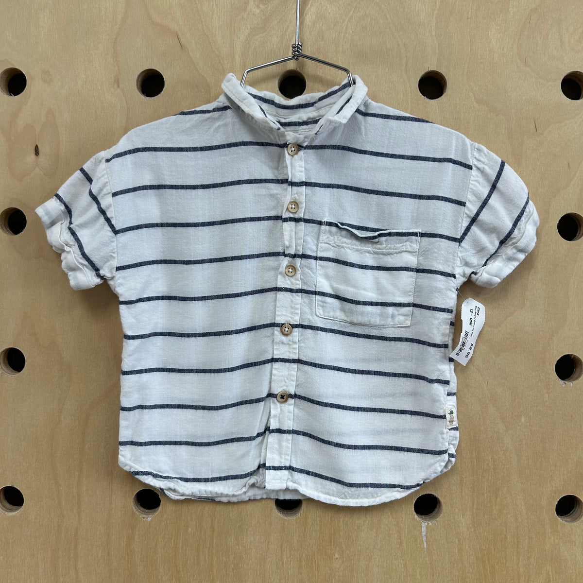 Blue Striped Button Up Shirt