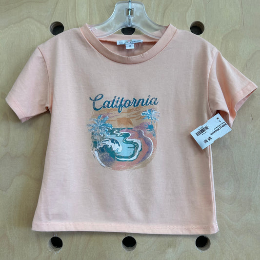 Peach California Tee