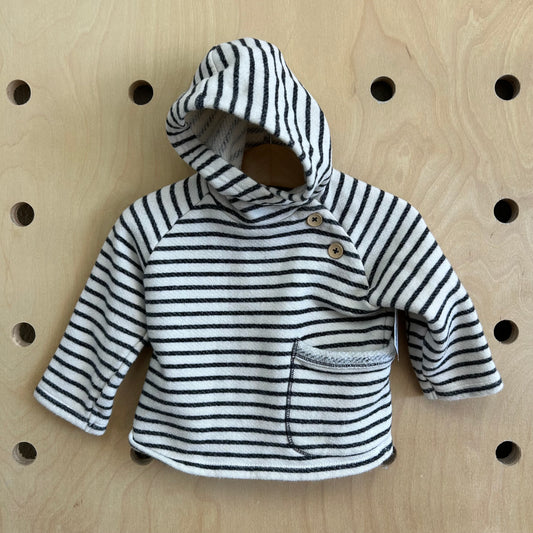 Striped French Terry Hoodie