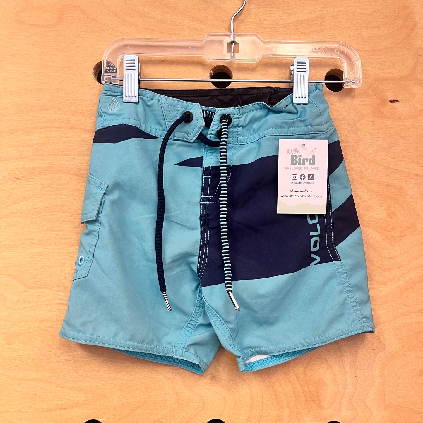 Teal & Navy Swim Shorts