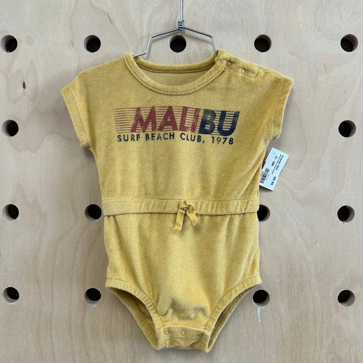 Mustard Malibu Beach Romper