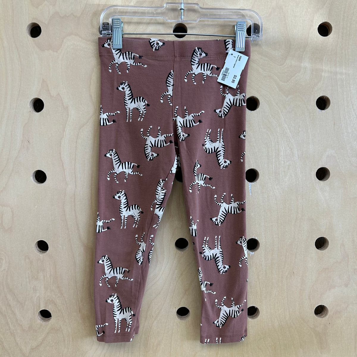 Brown Zebra Leggings
