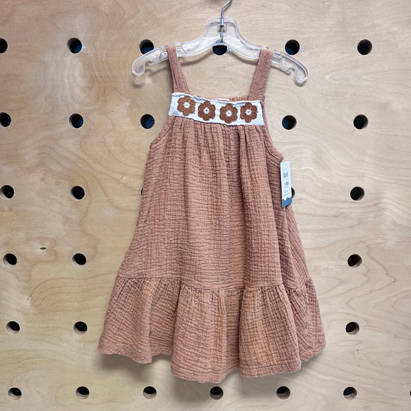 Swiss Dot Gauze Lined Dress