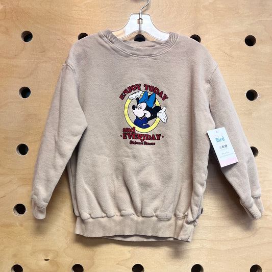 Tan 'Enjoy Today' Minnie Pullover
