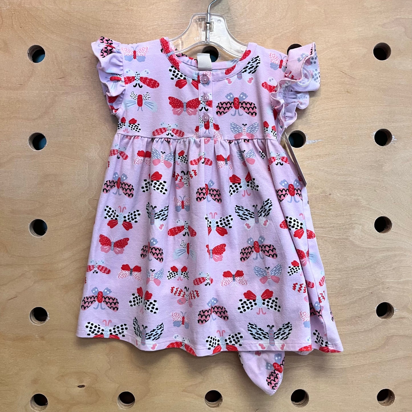 Pink Butterflies Dress
