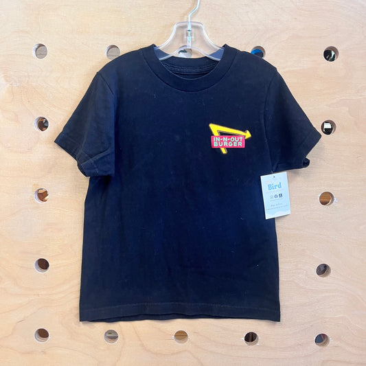Black In-N-Out Tee