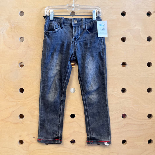 Grey Stretchy Skinny Denim