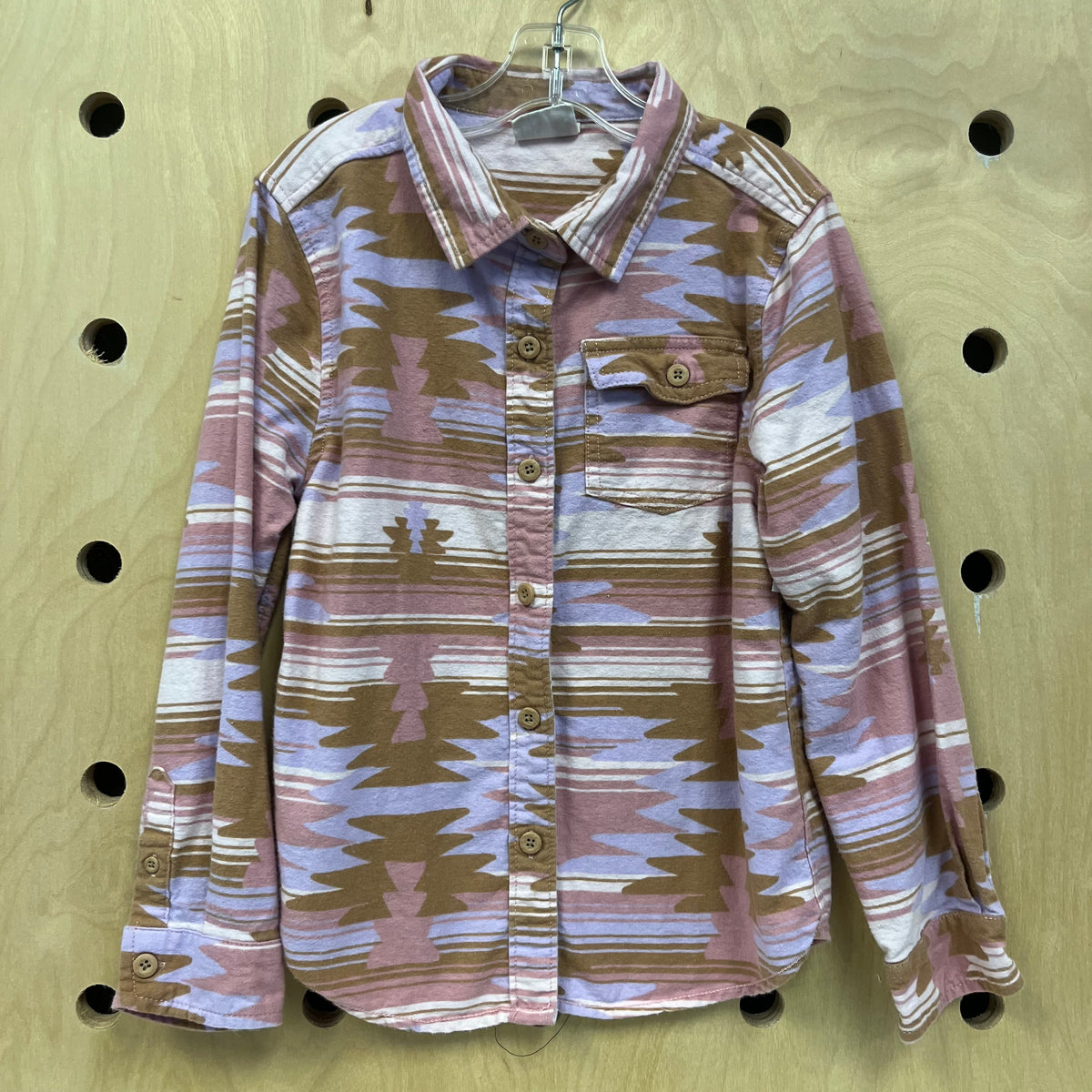 Pink Tribal Print Flannel