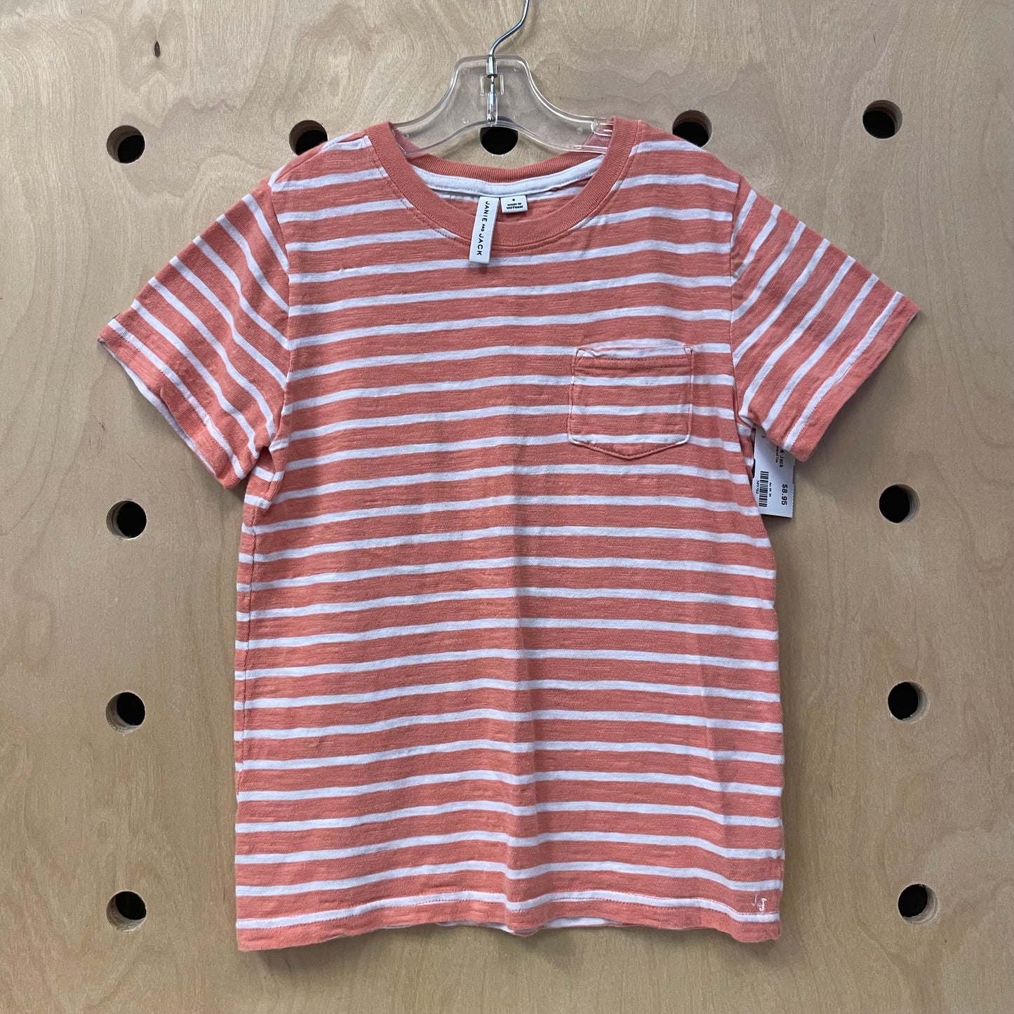 Orange Striped Tee