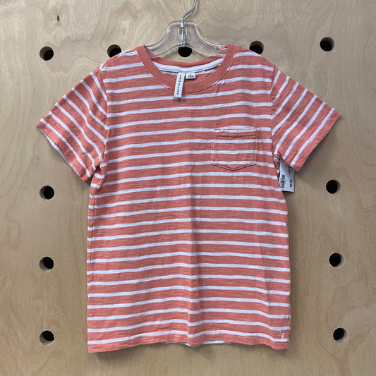 Orange Striped Tee