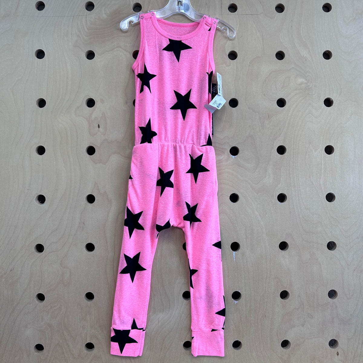 Electric Pink Star Romper NEW!