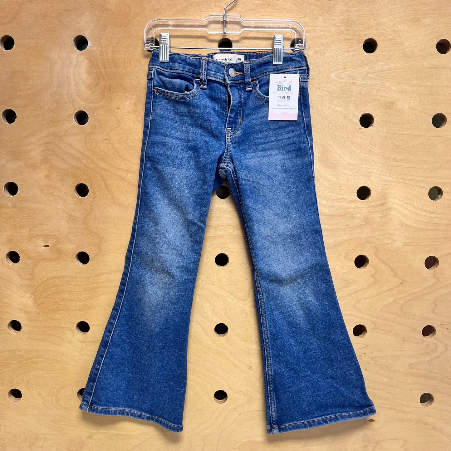 High Rise Flare Denim