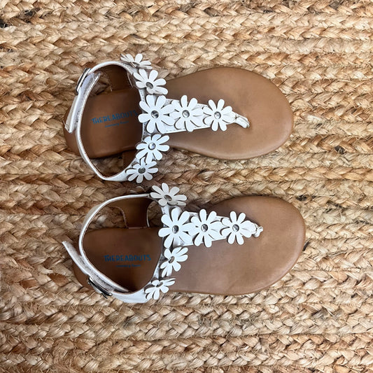 White Floral Sandals