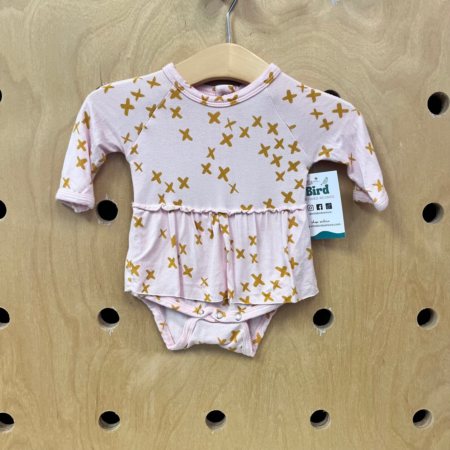 Pink & Gold X Bamboo Romper