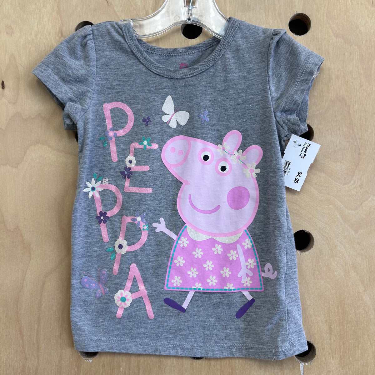 Grey Peppa Tee