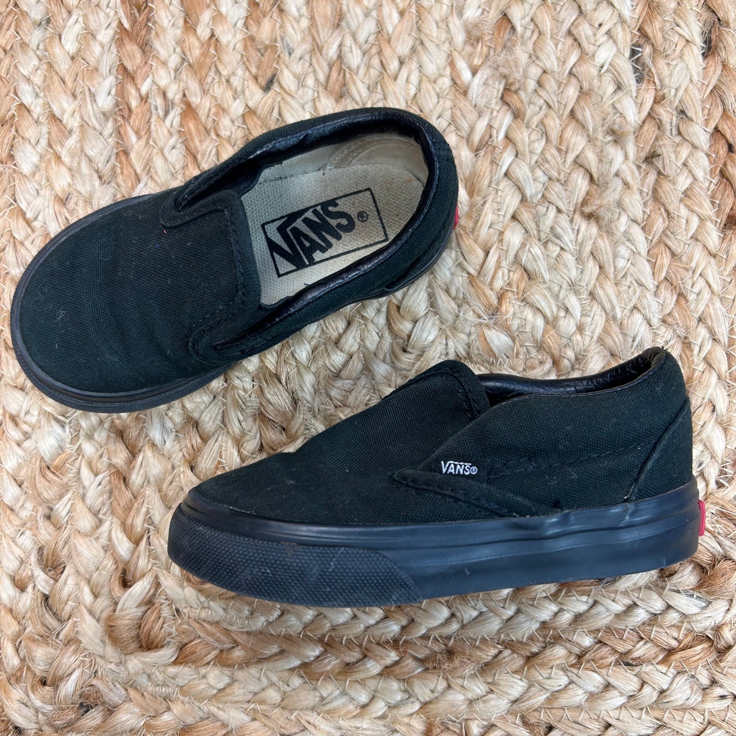 Black Slip-On Sneakers