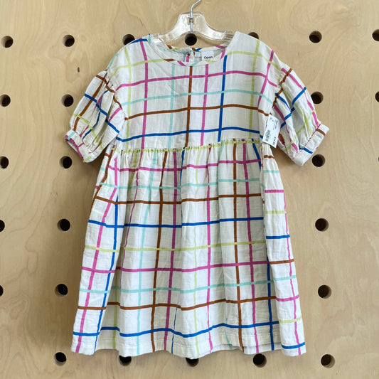 Cream Colorful Dress