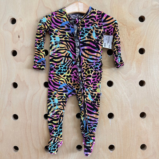 Colorful Animal Print Bamboo Zippy