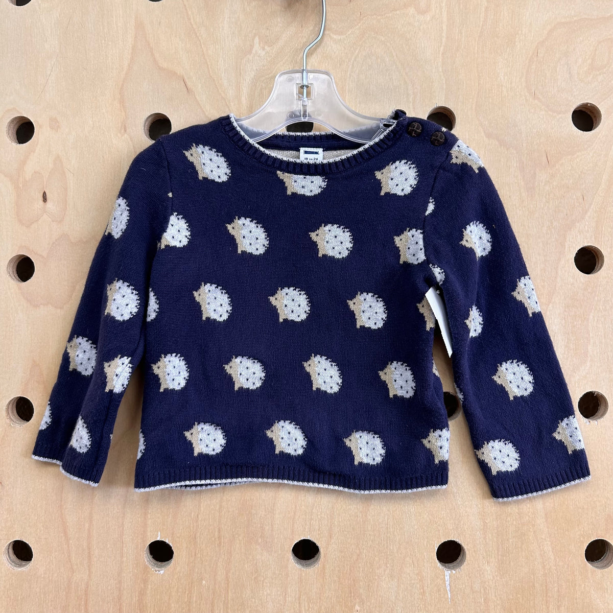 Navy Hedgehog Sweater