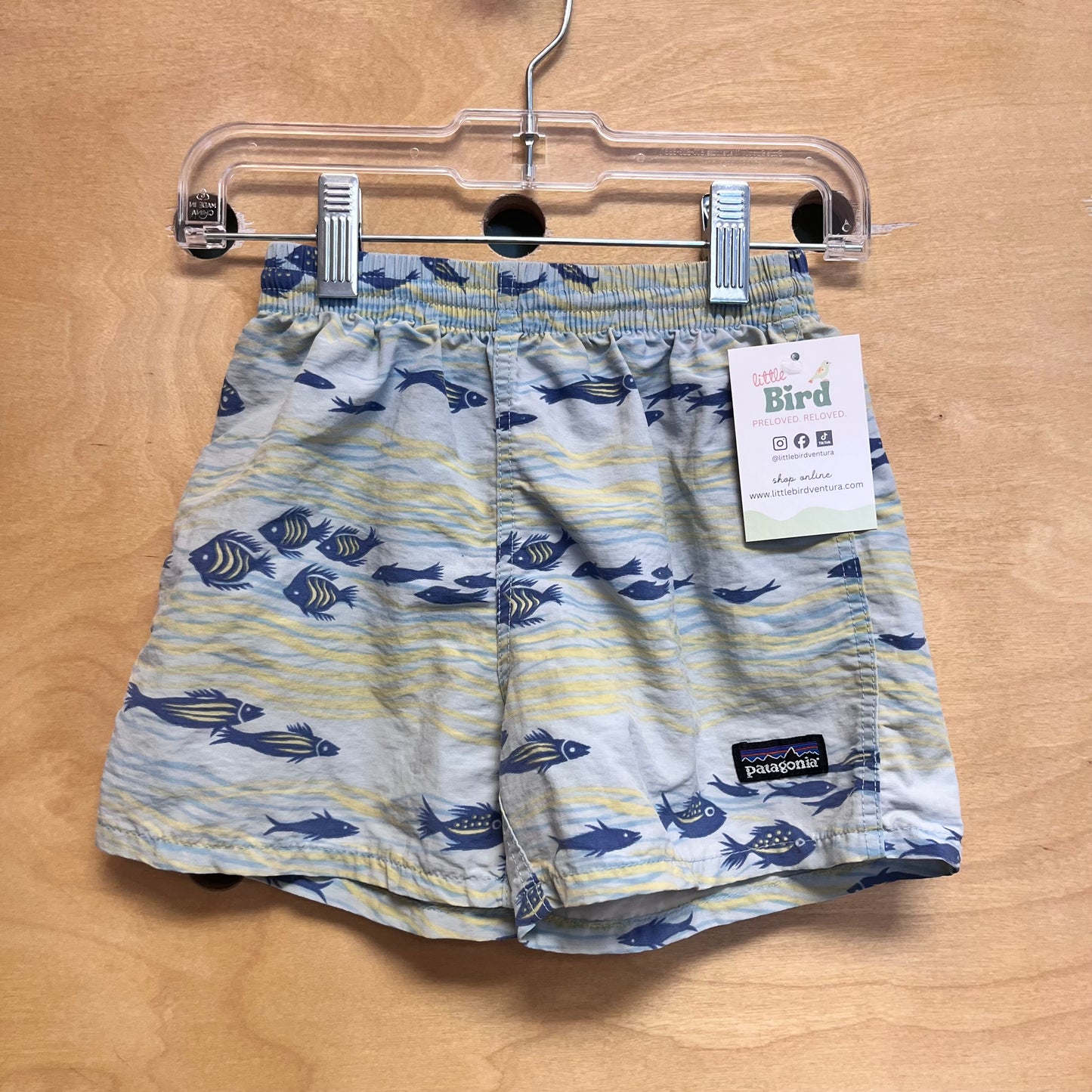 Blue/Yellow Fish Shorts