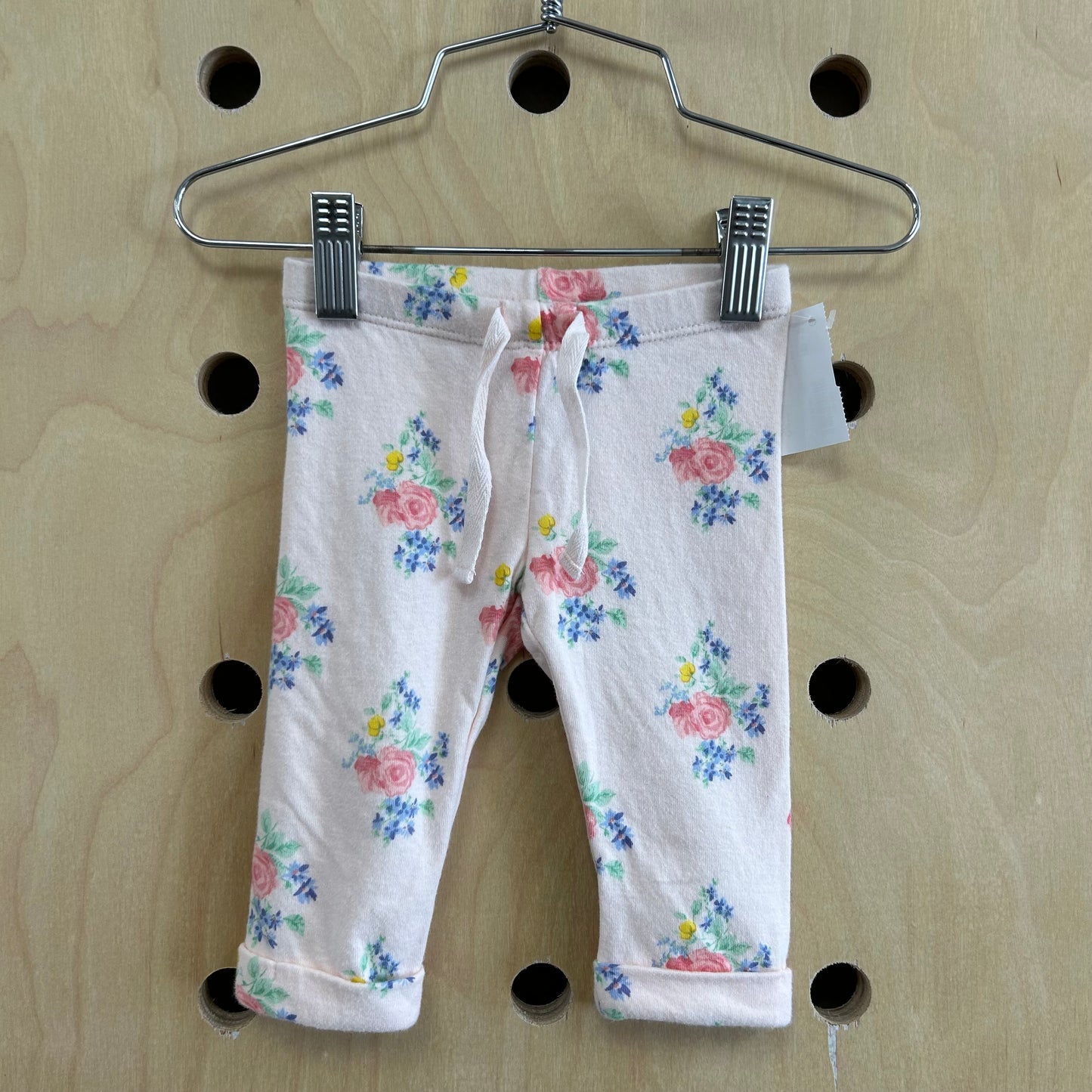 Pink Floral Soft Pants