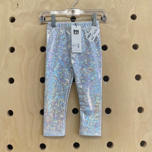 Holographic Silver Leggings NEW!