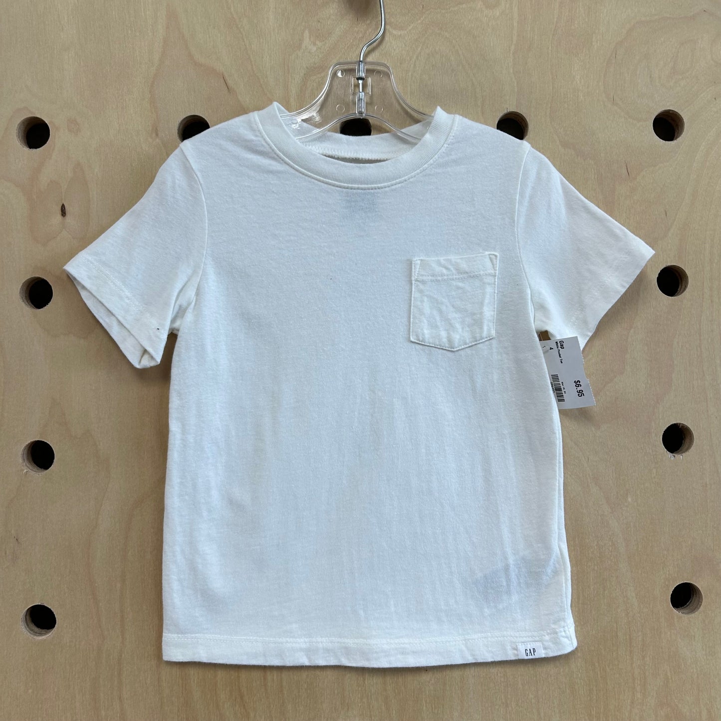 White Pocket Tee