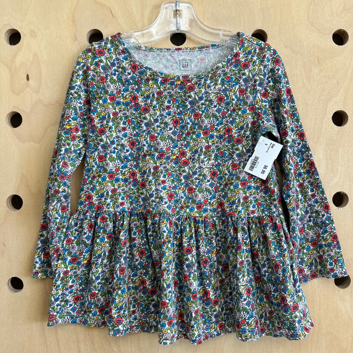 Blue Floral Top