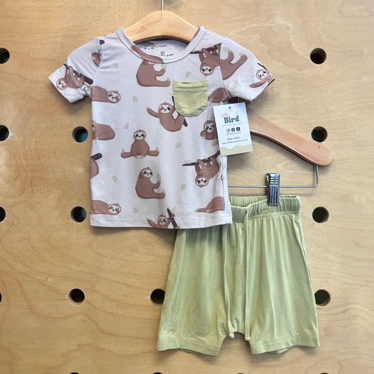 Green/Beige Bamboo Outfit