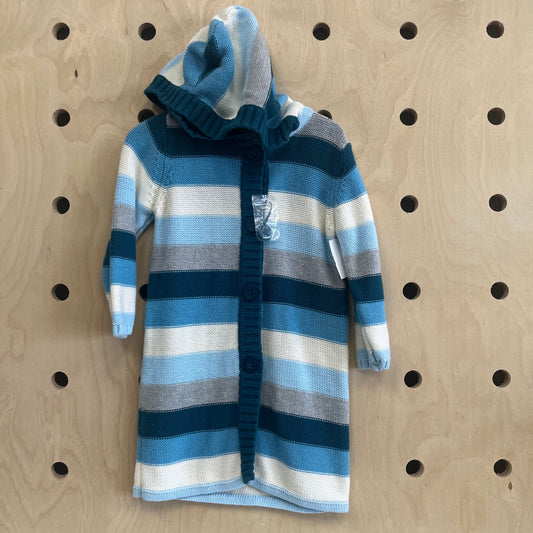 Blue & White Striped Sweater NEW!