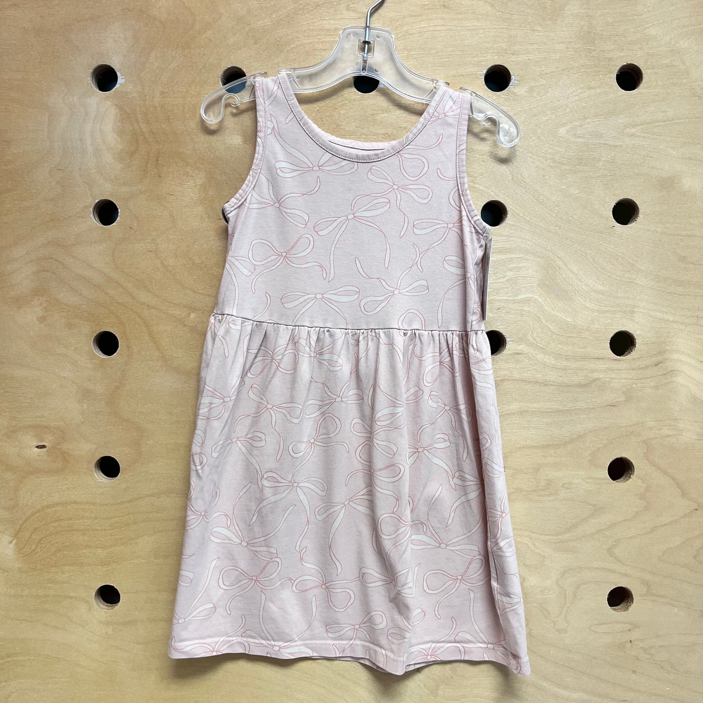 Pink Bows Tank Dress