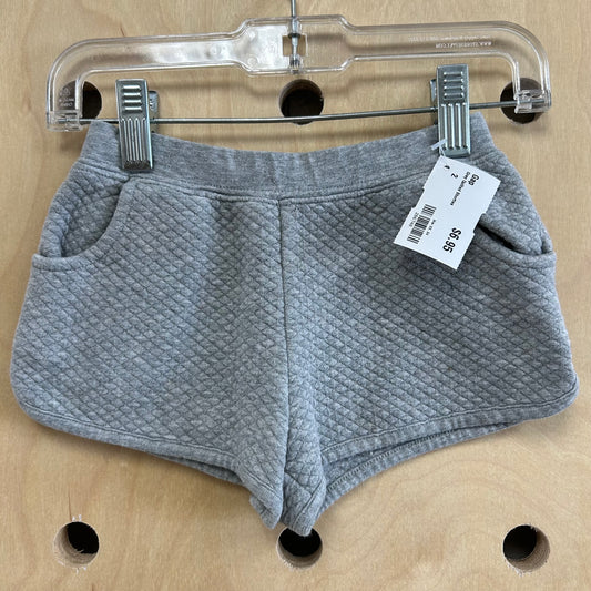 Grey Quilted Shorties