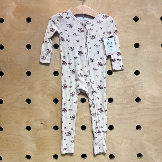 Cream Floral Eyelet 2Way Zippy