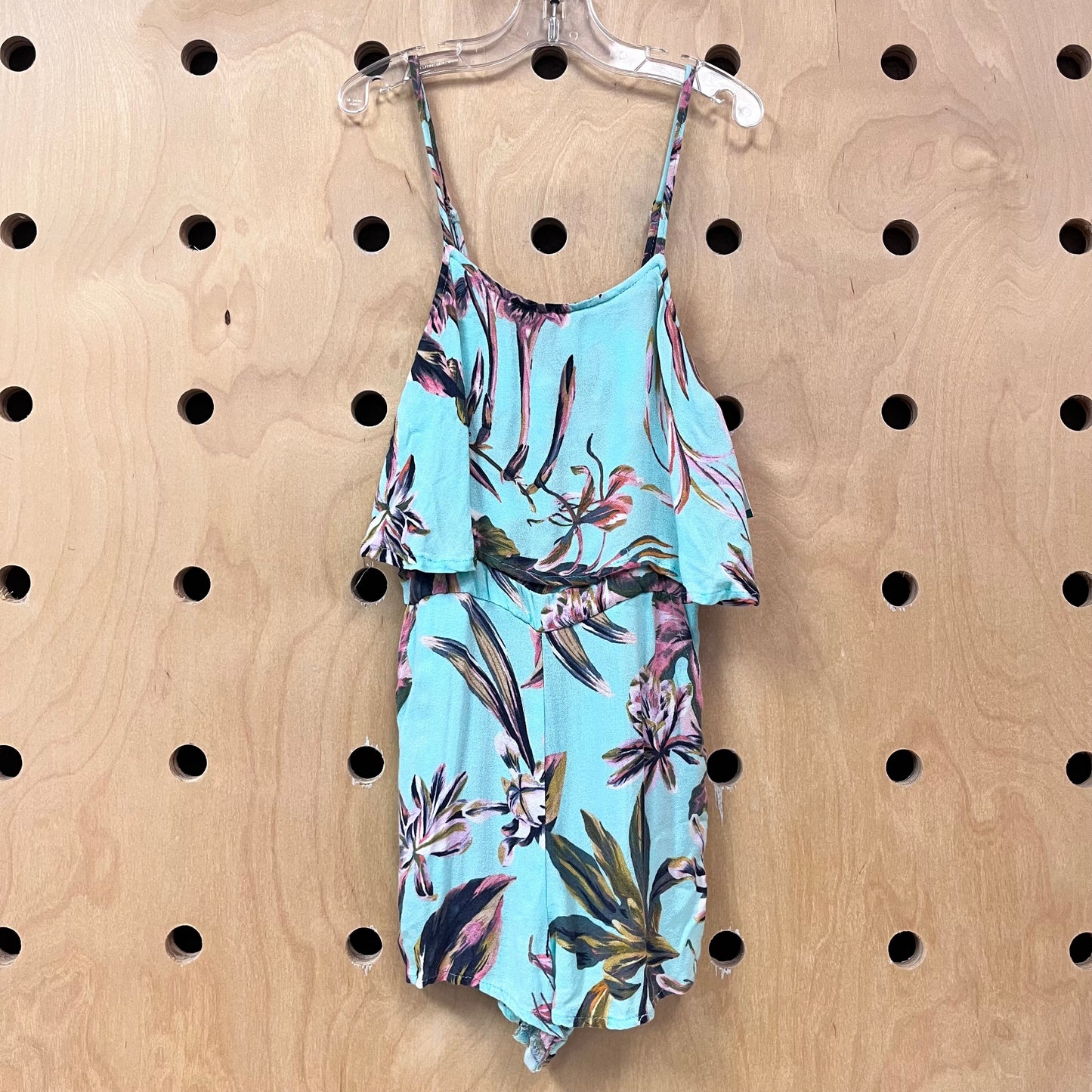 Mint Tropical Bamboo Romper