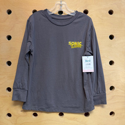 Grey Embroidered Sonic LS