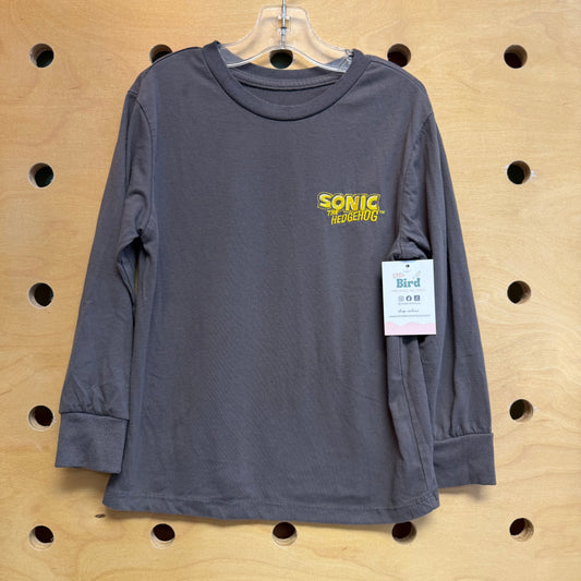 Grey Embroidered Sonic LS