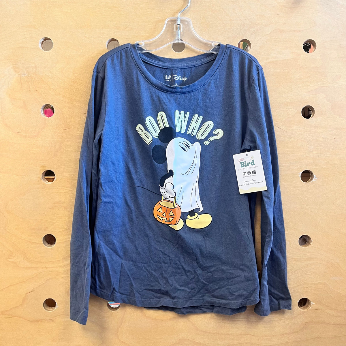 Grey Boo Hoo Mickey Tee
