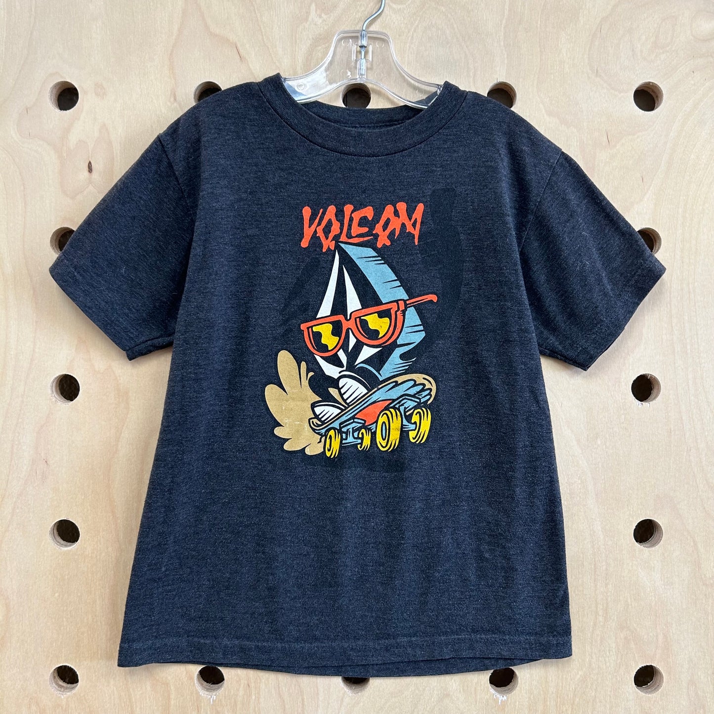 Grey Skating Logo Tee