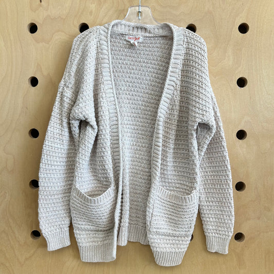 Cream Open Cardigan