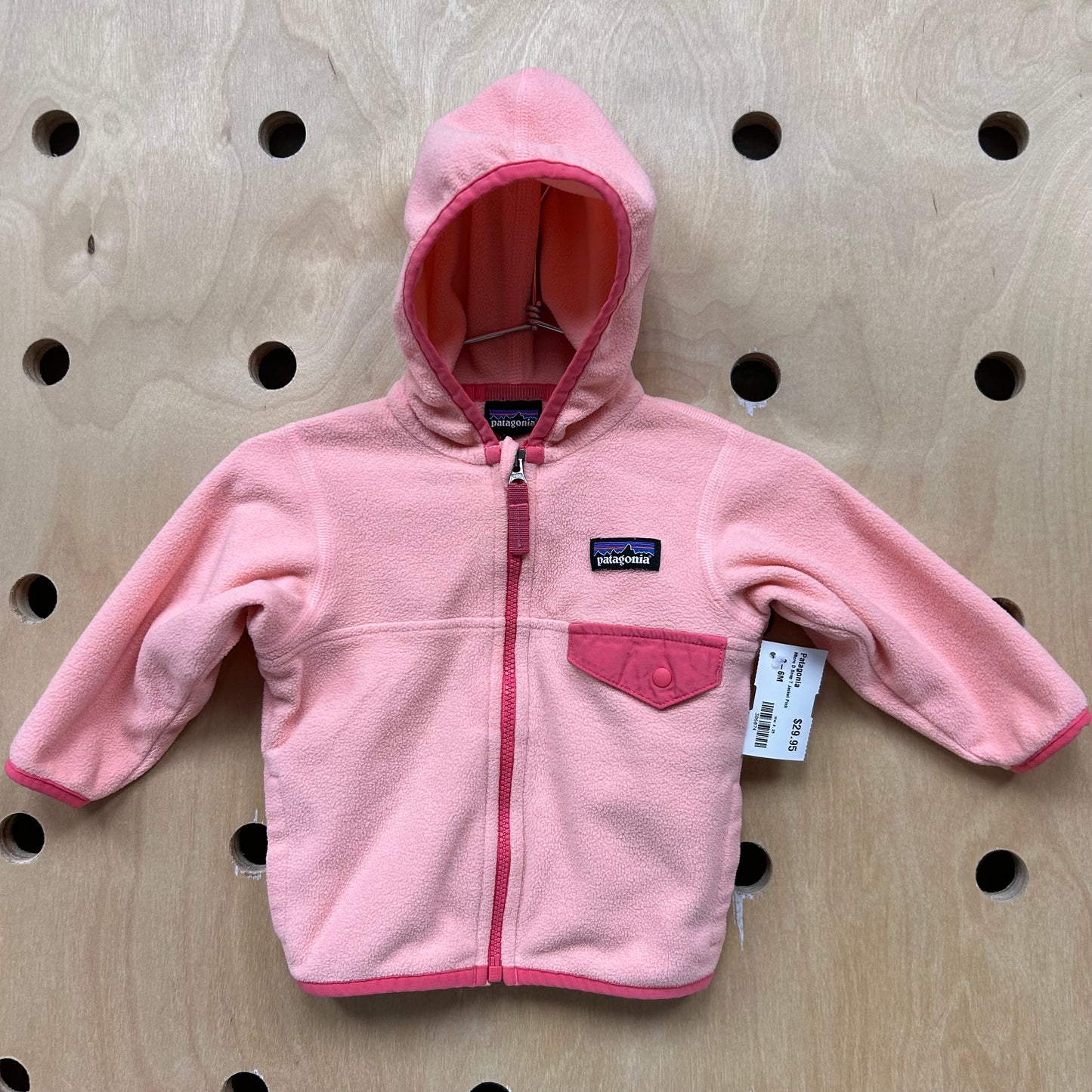 Micro D Snap T Jacket Pink