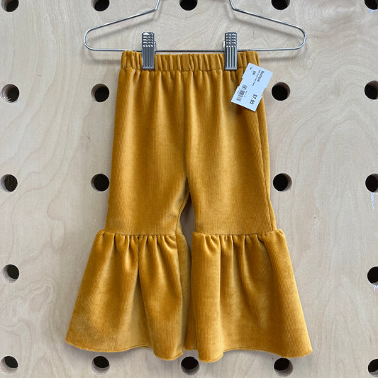 Gold Cord Flare Pants