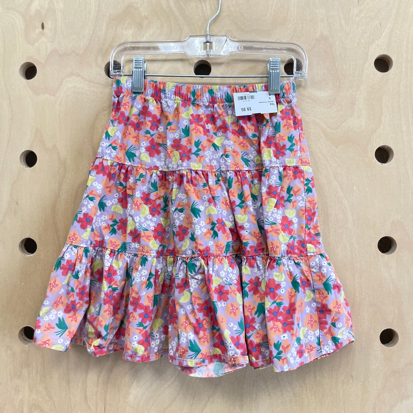 Lavender Floral Skirt