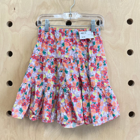 Lavender Floral Skirt