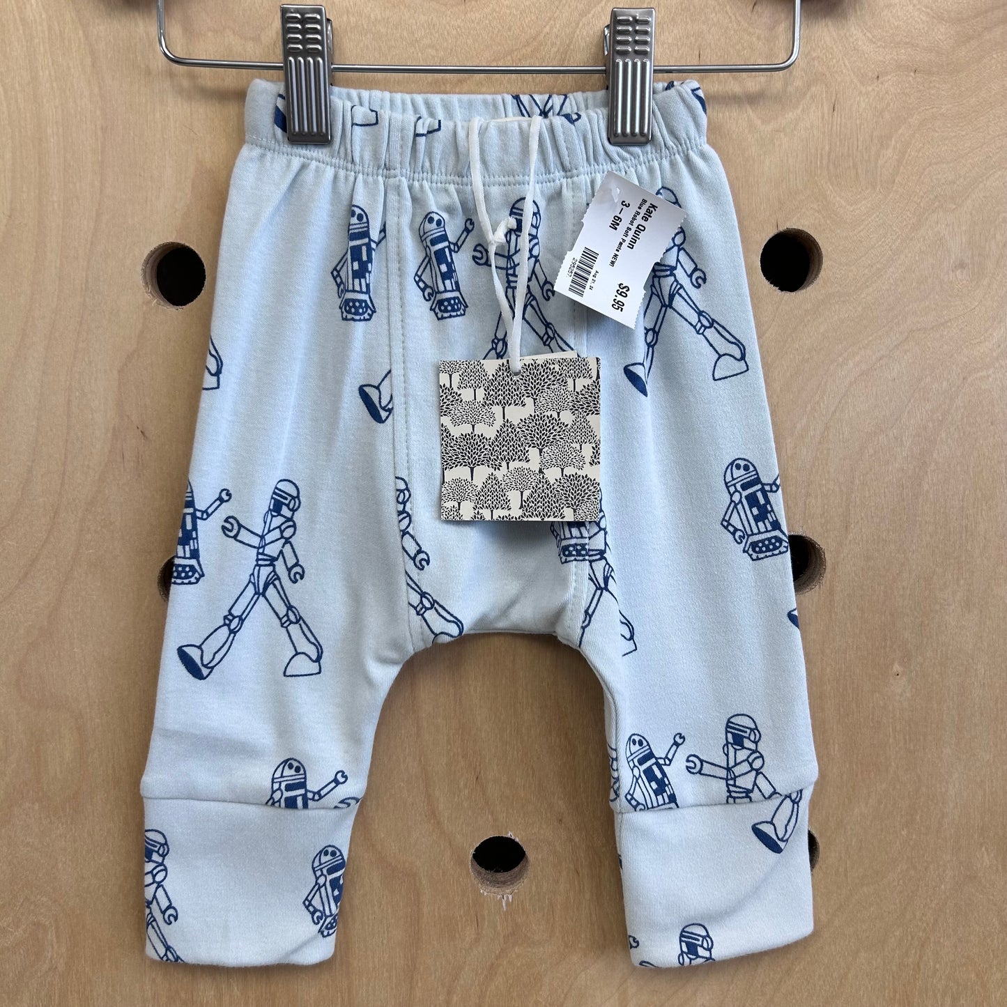 Blue Robot Soft Pants NEW!