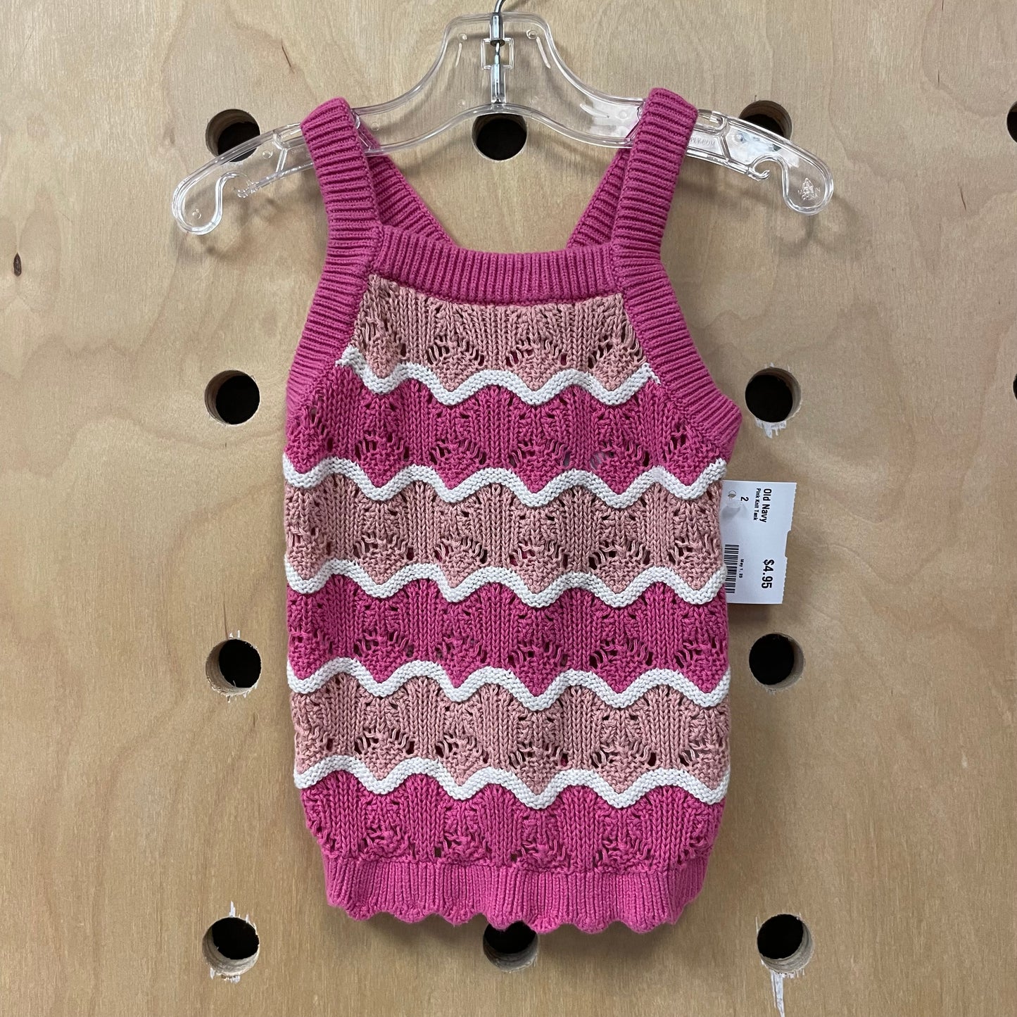 Pink Knit Tank