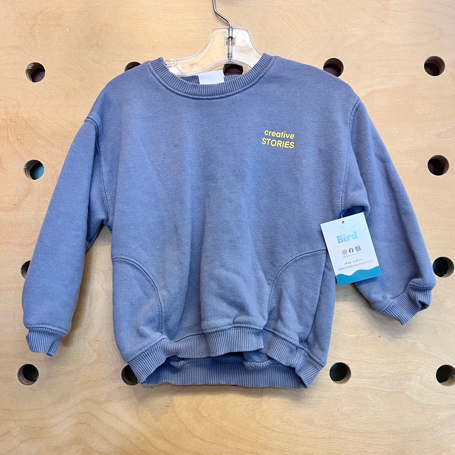 Blue Creative Stories Pullover
