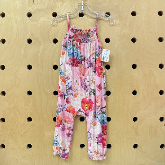 Lavender Floral Bamboo Romper