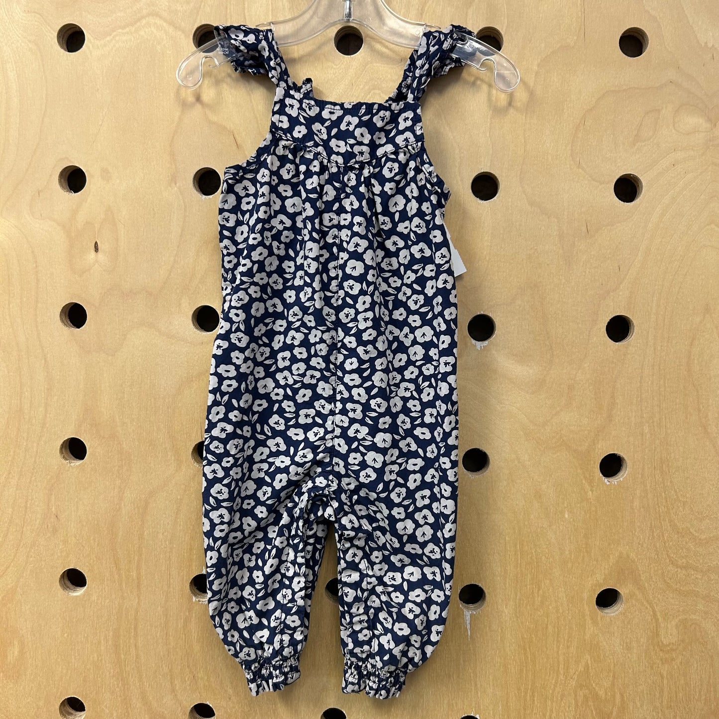Blue Floral Romper