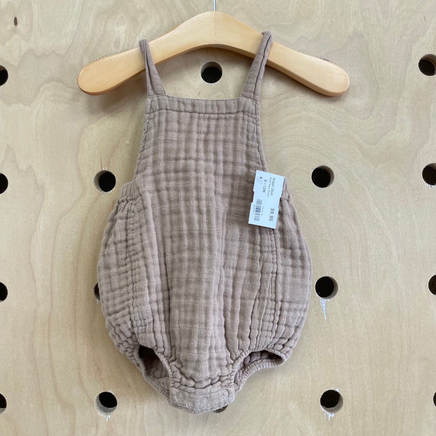 Brown Gauze Romper